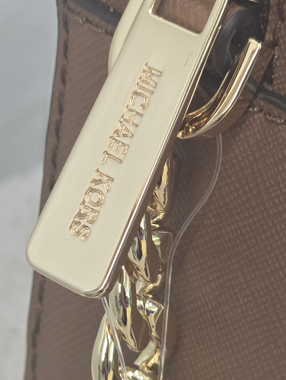 Michael Kors Jet Set Large Logo Crossbody Bag Brown NWT - Picture 13 of 13